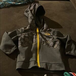 The North Face Kids' Gray and Yellow Jacket